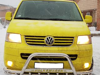 Kенгурятник / Bara de protectie fata inox Volkswagen Transporter T5 2003 - 2009 foto 4