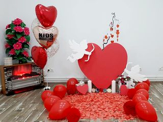 Valentines day decor 2023 Decupare elemente decorative,tematice din polistiren foto 4