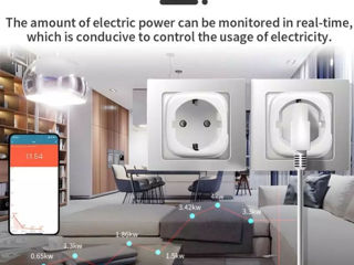 Priza inteligenta Smart Socket Aubess 20A foto 4