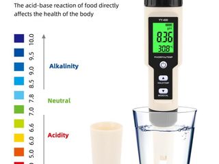 4 în 1 PH / ORP / H2 / Temp calitate a apei cu hidrogen 4 в 1 PH/ORP/H2/Temp концентрация ионов foto 3