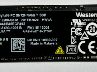 SSD M2 NVMe 256-512gb Samsung Western Digital Toshiba foto 2