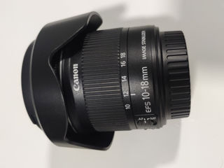 Obectiv Canon 10-18mm 4.5 stm STM foto 2