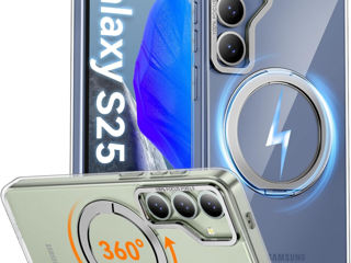 Husa S25 Transparenta cu Magsafe foto 0