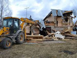 Demolarea constructilor caselor curăţare terenului evacuarea deșeurilor de construcție Balti,. foto 6