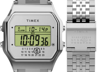 Timex x MM6 36mm Stainless Steel Bracelet Watch Gift Set