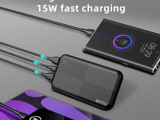 Power Bank 10.800mah 3 USB ports USB C input/output fast charging battery foto 5