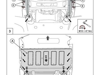 Ford Transit 1998-2013-2024 apărătoare motor .Защита мотора.Защита автосалона.Коврики Covorase foto 16