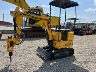 Miniexcavator Rely R15 – 1 Tona , 10 Hp , picamer +cupa (Nou) cu Video foto 5