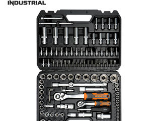 Set de 108 de chei tubulare WOKIN de 1/4 & 1/2 Cr-V (Industrial)