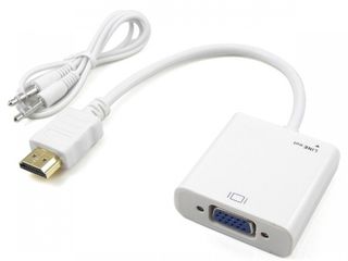 Адаптер HDMI-VGA (новые, гарантия) - Доставка бесплатно! foto 3