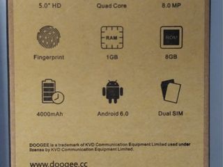 Продаю новыи Doogee X5 Max с мощным аккумулятором 4000мАч ,защитная пленка foto 10