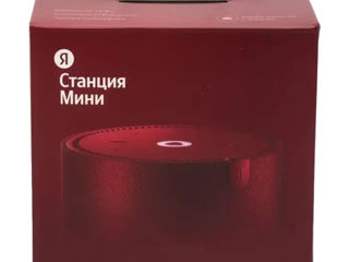 Умная колонка Yandex Station Mini YNDX-00021R, YandexGPT, Красный foto 6