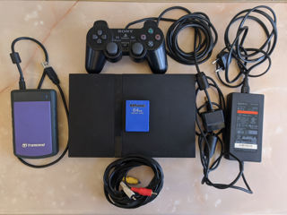 Sony Playstation 2 slim + HDD  80 игр  Прошитая , Взломанная