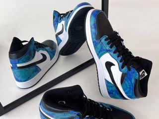 Nike Jordan Retro 1 Sea Blue Poze reale foto 2