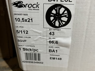 5x112 R21 Brock B41, Разноширокие диски для BMW X5 G05 фото 10