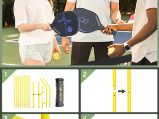 Set cu plasa pentru tenis, bangminton, nou. фото 4