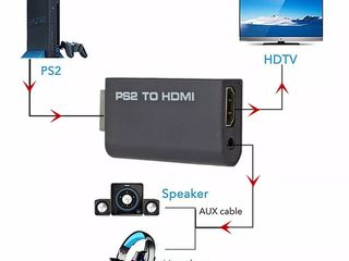 Adapter для SONY  play station 2 to hdmi  150 лей/Консоли Nintendo Wii toHDMI- 150 лей foto 7