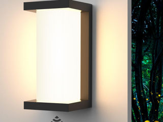 Lampa de perete LED de 18 W Design minimalist cu sensor de miscare foto 1