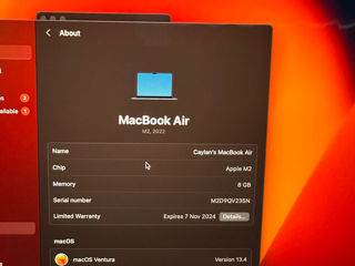 MacBookAir 13.6 M2