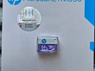 Card memorie Micro SD card, HP, 64 Gb.