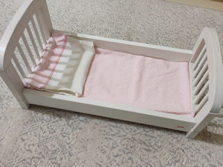 Patuc pentru papusi / Doll bed foto 5