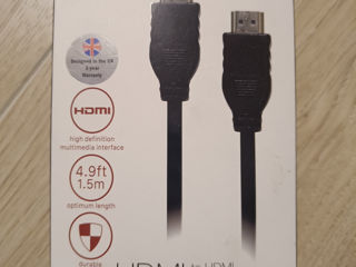 Cablu HDMI 1.5m TV ps4 Xbox pc