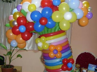 Flori din baloane / baloane cu heliu foto 7