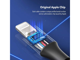 Cablu iPhone Ugreen, MFI, USB Type-C la Lightning,1,5 m, Verde foto 6