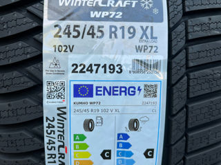 245/45 R19 Kumho Wintercraft WP72/ Доставка, livrare toata Moldova 2023 foto 2