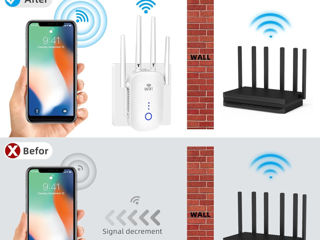 Усилитель Wi-Fi Extender Booster 4 antene foto 4