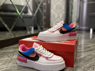 blue pink air force 1