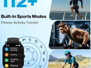 Ceas sport, inteligent, conectat Aptkdoe pentru femei cu apel Bluetooth foto 3