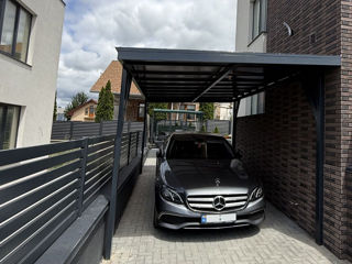Copertină auto din metal cu acoperiș din policarbonat – calitate premium foto 6