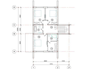 Casă în 2 nivele! str. Ștefan cel Mare, Tohatin, 240m2 + 6 ari! Variantă albă! foto 6