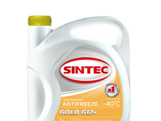 Антифриз жёлтый Sintec G12+ Gold -40С 5L