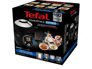 Мультиварка TEFAL Cook4Me+ Connect CY855830, 6л, 1600Вт, черно-серебристый foto 6