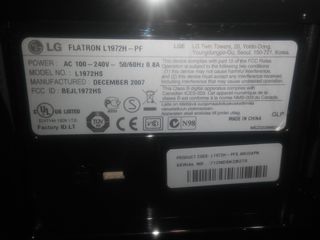 LG Flatron L1972H фото 3