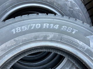 2 шины/2 anvelope 185/70 R14 Kumho Wintercraft WP51/ Доставка, livrare toata Moldova 2023 foto 8