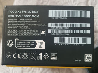 Poco X5 Pro   128g. Ram 6GB.  1500 lei foto 5