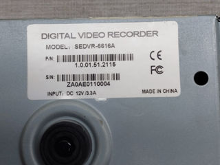 digital video recorder sedvr-6616A foto 2