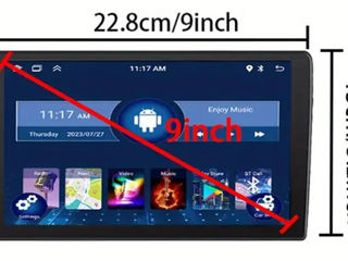 магнитола андройд 9дюймов с 8 ядрами 4+64GB  новая foto 2