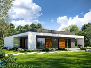 Proiect de casa cu acoperis plat / arhitect / proiectant / proiect de casa / machete arhitecturale foto 3