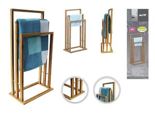 Полотенцесушитель Напольный 3 Уровня Msv 42X24X82Cm Бамбук фото 1