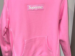 Худи Supreme (Розовая) — Коллекция 2021 года