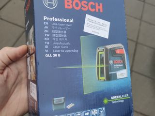 Bosch GLL30G - Nivela cu lazer verde - nou in cutie! foto 1