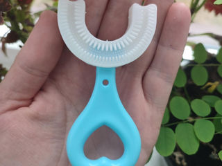 Детская U-образная зубная щетка капа для детей, 50 лей. foto 4