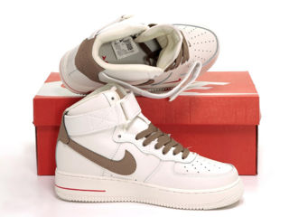 Nike Air Force 1 High Beige/Red Unisex foto 6