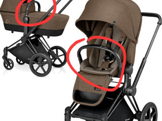 Бампер для коляски Cybex Priam, крепление капюшона коляски Cybex foto 5