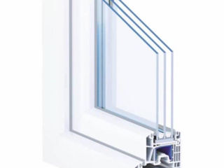 Construcții PVC geamuri uși, plasă anti insecte, pervazuri interior exterior foto 3