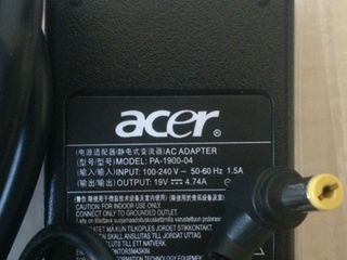 Incarcator Acer зарядка Acer новая с гарантией foto 1